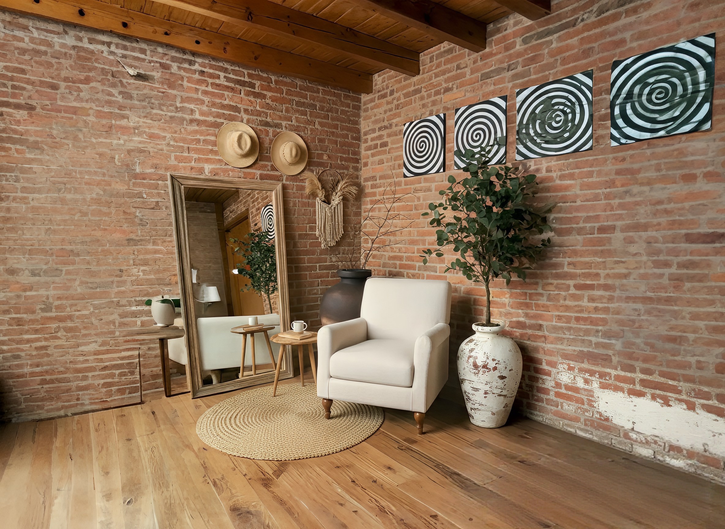 Beautifully styled planters in a modern Nigerian home showing proper plant elevation and home décor arrangement