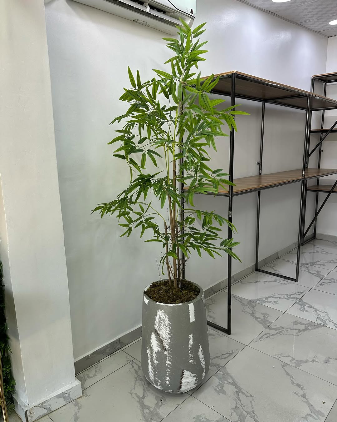 Patched Rustic Honey Pot – warm honey toned rustic planters with artisanal finish.