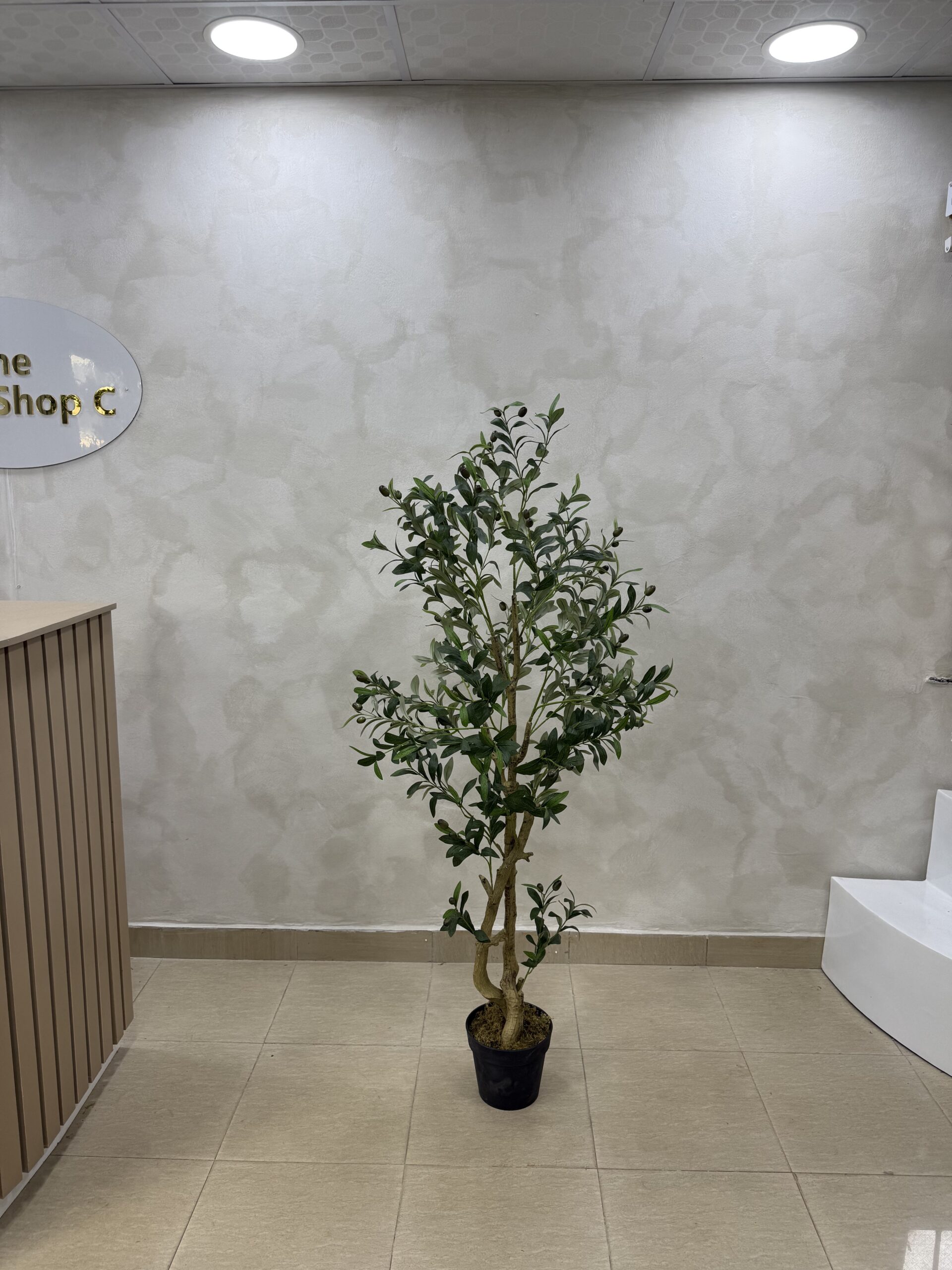 Artificial Life-like Realistic Twisted Olive Tree  - 150cm