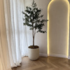 Untitled design - 2026-06-10T160031.709 Nude Orion Pot With 180cm Artificial Olive Tree