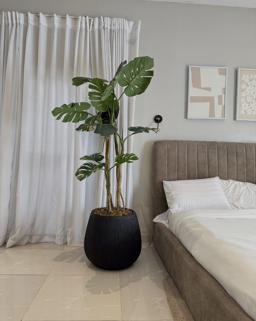 Artificial Monstera Plant Artificial Turtle Monstera plant for modern home décor