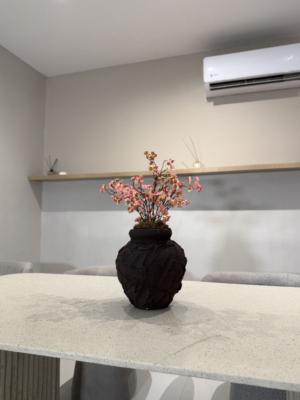 Mini Cherry Plant in textured Medina Vase