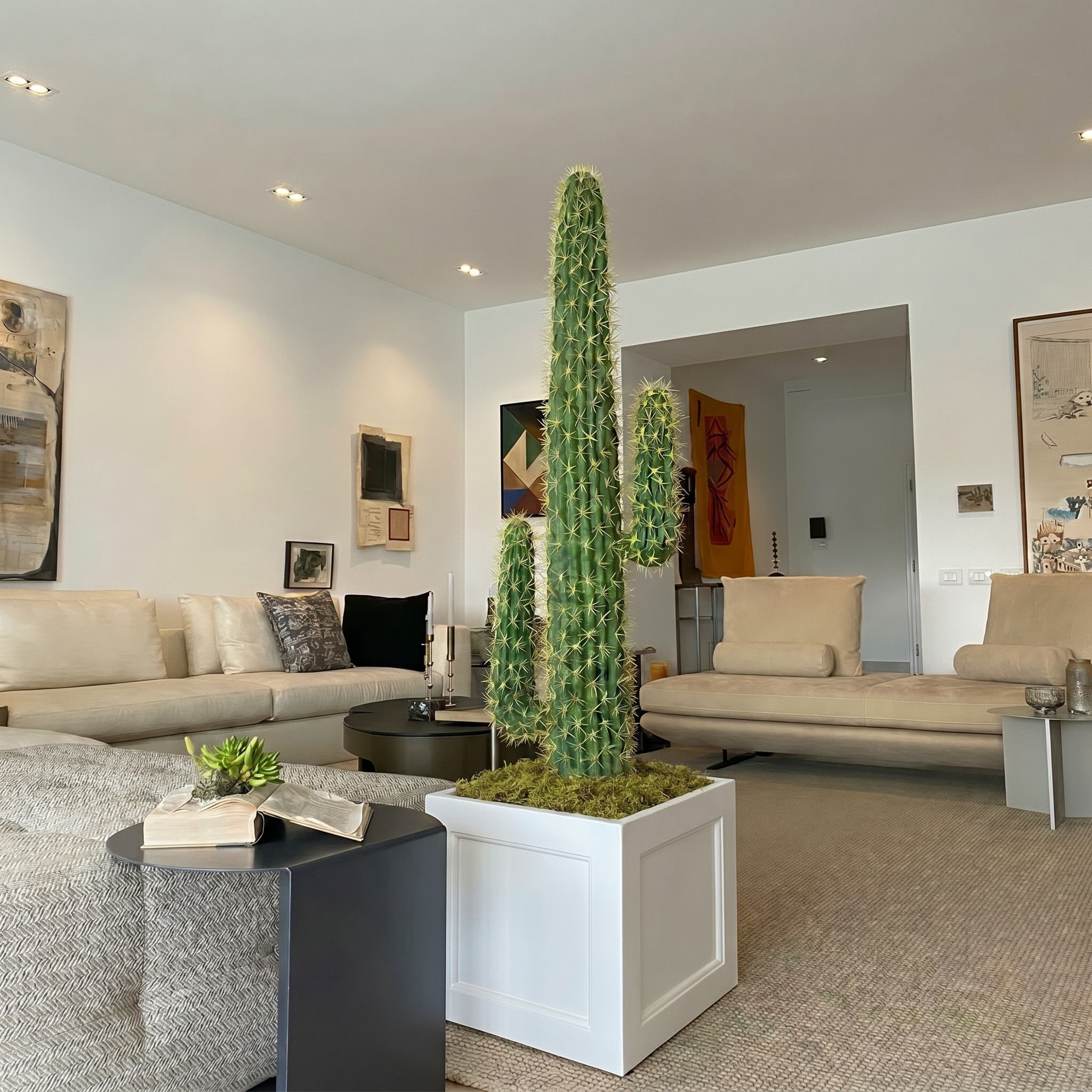 Cactus near me for modern homes in Lagos with premium artificial greenery