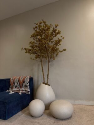 Beacon Cluster Pot Set Styled with Artificial Money Tree