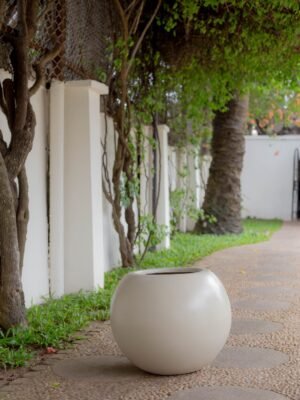 Bell Fiberglass Planter 40cm