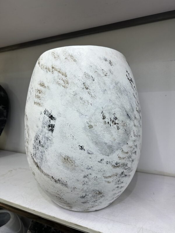 Big Evo (White Rustic) Fibrecast Planter 60cm, view 3