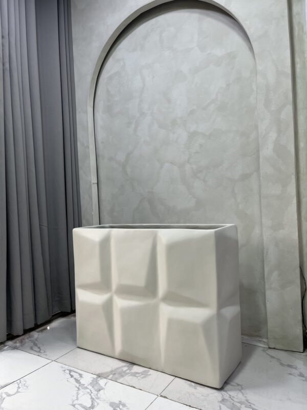 Big Prism Trough Fibrecast Planter 65cm