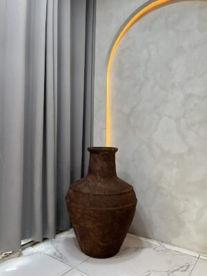 Brown Rustic Small Rivendell Antique Pot 75cm Brown Rustic Small Rivendell Antique Pot 75cm