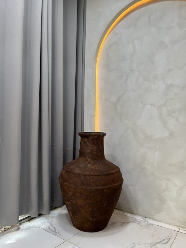 Brown Rustic Small Rivendell Antique Pot 75cm Brown Rustic Small Rivendell Antique Pot 75cm