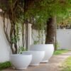 Chinese Cup Fiberglass Planter 35cm Chinese Cup Fiberglass Planter 35cm, view 2