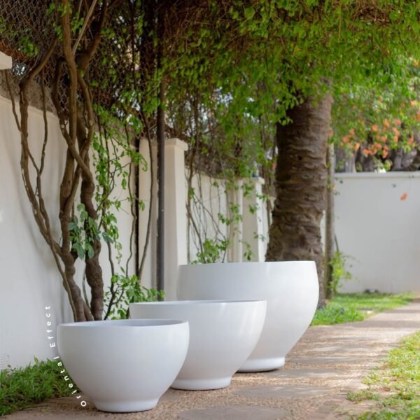 Chinese Cup Fiberglass Planter 35cm Chinese Cup Fiberglass Planter 35cm, view 2