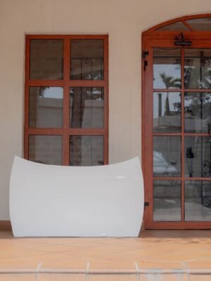 Curvy Trough Fiberglass Planter 80cm