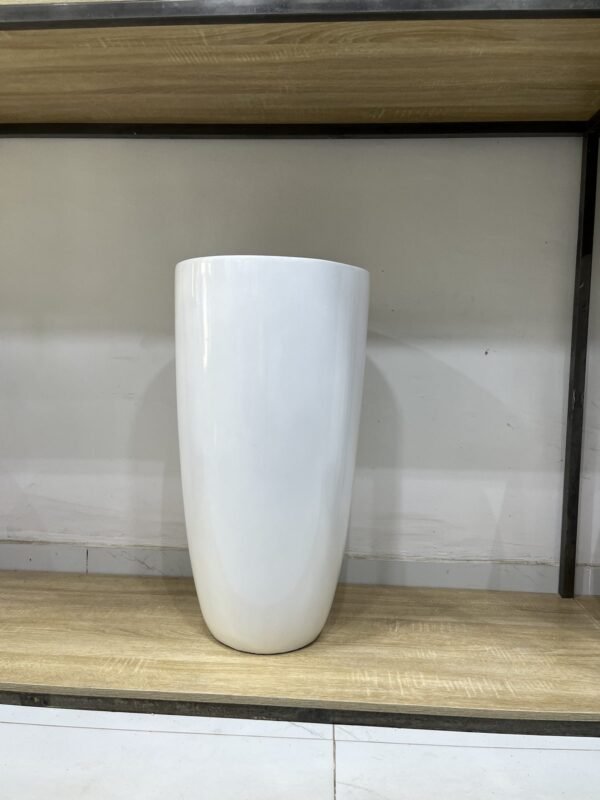 Cylindrical (Medium) Fibrecast Planter 70cm Cylindrical (Medium) Fibrecast Planter 70cm, view 2