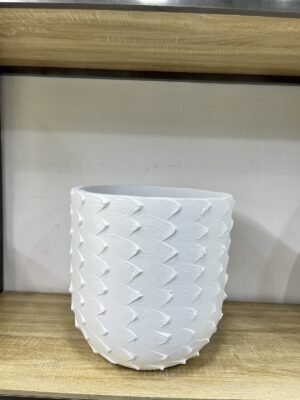 Feather Wave Pot Fibrecast Planter 42cm Feather Wave Pot Fibrecast Planter 42cm