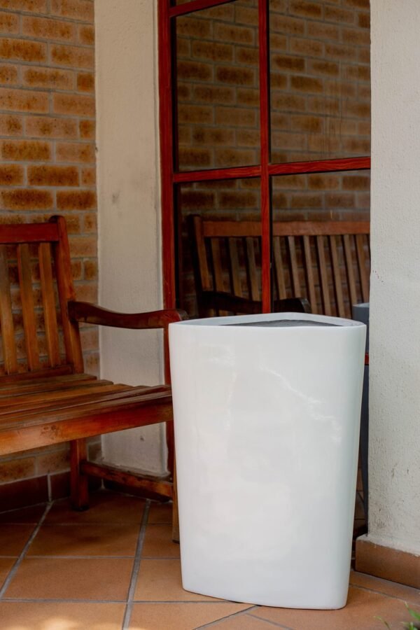 Fibre Doric Fiberglass Planter 70cm