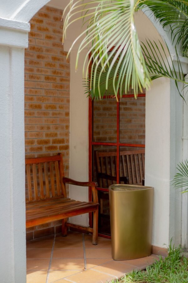 Fibre Doric Fiberglass Planter 70cm, view 2