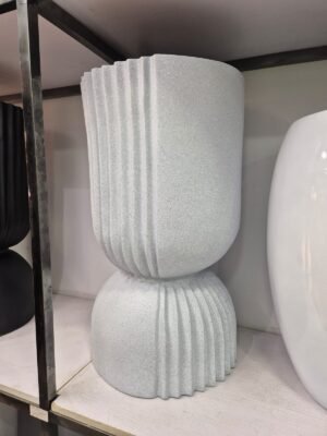 Fibreglass Hourglass Fiberglass Planter 58cm Fibreglass Hourglass Fiberglass Planter 58cm