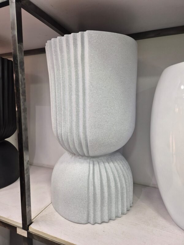 Fibreglass Hourglass Fiberglass Planter 58cm