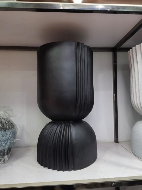 Fibreglass Hourglass Fiberglass Planter 58cm, view 2