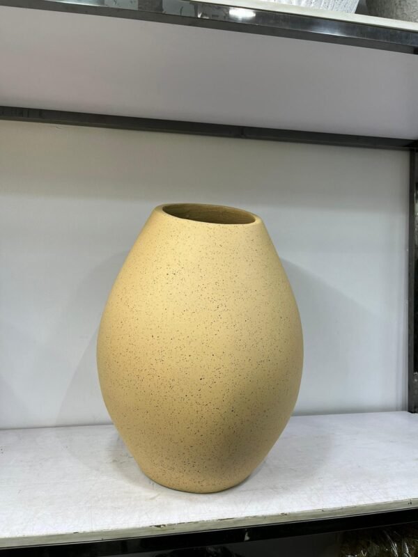 Granite Beige Mango Pot Fibrecast Planter 55cm, view 2