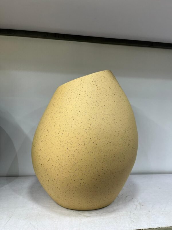 Granite Beige Mango Pot Fibrecast Planter 55cm, view 4