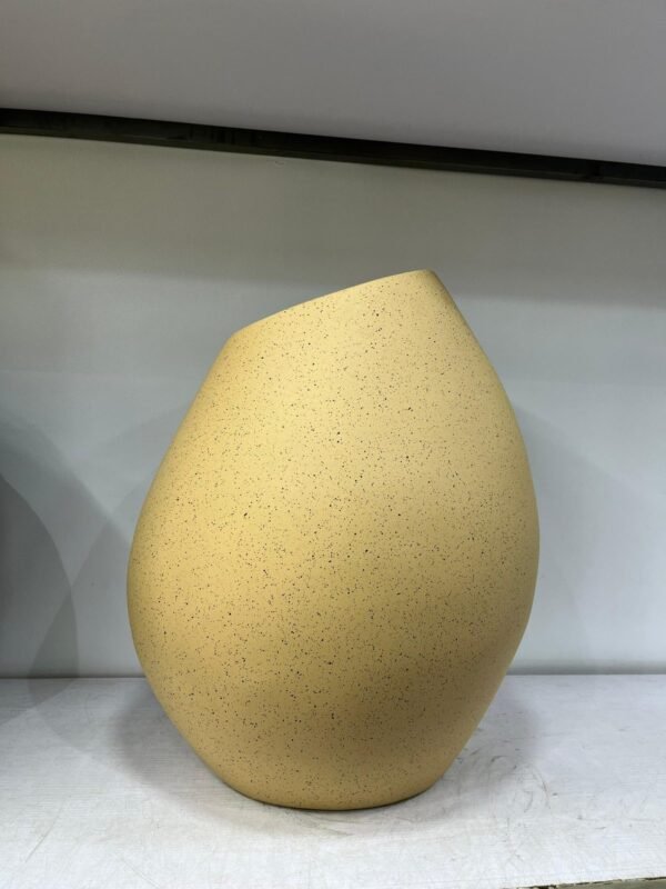 Granite Beige Mango Pot Fibrecast Planter 55cm, view 5