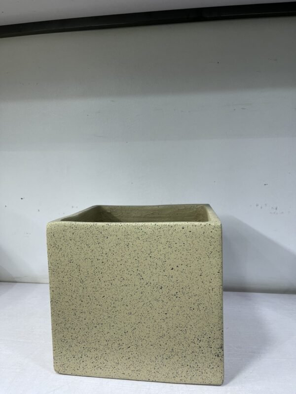 Granite Cube (Small) Fibrecast Planter 30cm