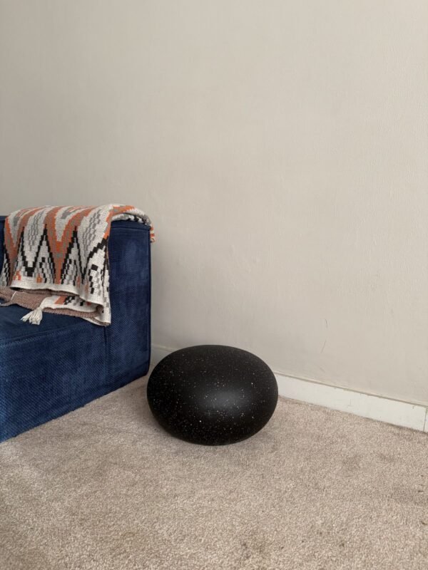 Granite Flat Decor Ball Fibrecast Planter 24cm Granite Flat Decor Ball Fibrecast Planter 24cm, view 2