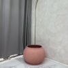 Granite Pink Bowl Merlot Pot Fibrecast Planter 37cm, view 3