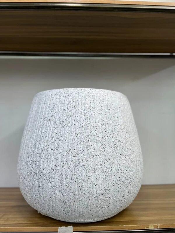 Granite Rough Big Merlot Pot Fibrecast Planter 50cm Granite Rough Big Merlot Pot Fibrecast Planter 50cm