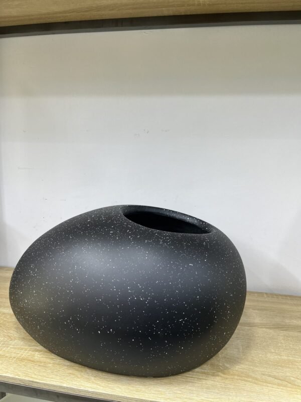 Granite Shoe Pot Fibrecast Planter 56cm Granite Shoe Pot Fibrecast Planter 56cm