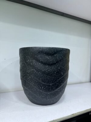 Granite Wave Pot Fibrecast Planter 36cm