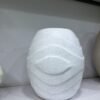 Granite White Round Slimwave Pot Fibrecast Planter 40cm Granite White Round Slimwave Pot Fibrecast Planter 40cm