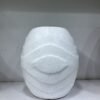 Granite White Round Slimwave Pot Fibrecast Planter 40cm Granite White Round Slimwave Pot Fibrecast Planter 40cm, view 2