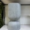 Hourglass (Granite Light Grey) Fiberglass Planter 58cm Hourglass (Granite Light Grey) Fiberglass Planter 58cm, view 2