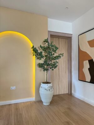 Iceberg Small Venice Antique Pot with 165cm Artificial Eucalyptus Tree Iceberg Small Venice Antique Pot with 165cm Artificial Eucalyptus Tree