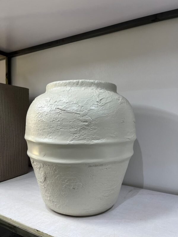 Kumbaya Pot (Off-White) Antique Pot 47cm Kumbaya Pot (Off-White) Antique Pot 47cm, view 4