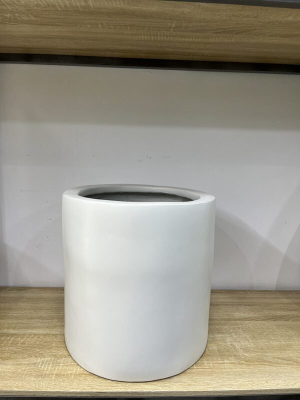 Low Cylindrical Fibrecast Planter 40cm