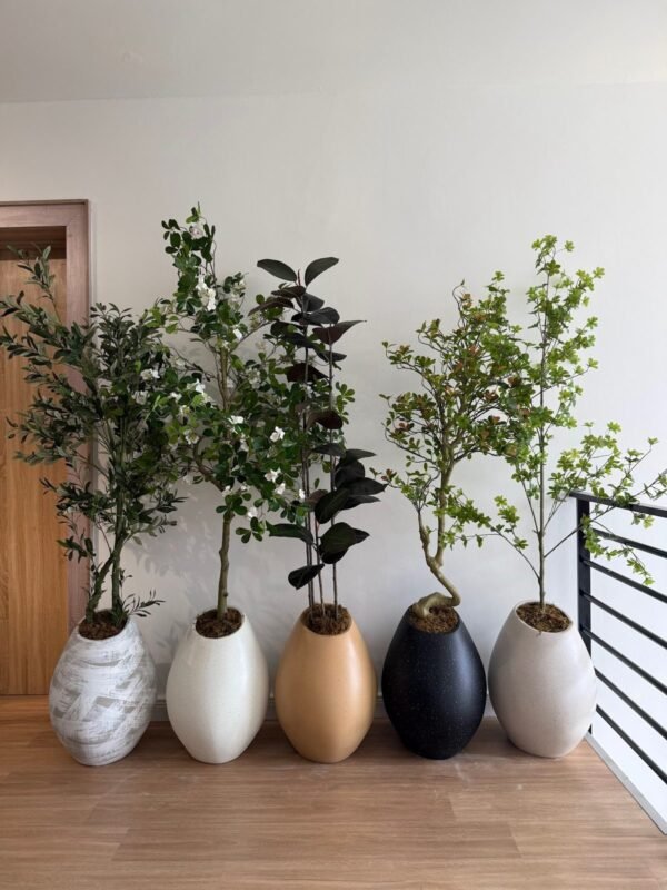 Mango Pot Collection Styled with Artificial Plants Mango Pot Collection Styled with Artificial Plants