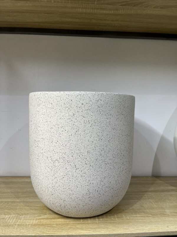 Nude Beige Granite Orion Fibrecast Planter 42cm Nude Beige Granite Orion Fibrecast Planter 42cm