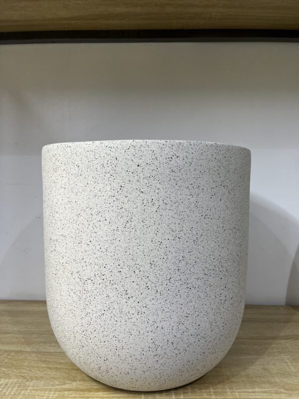 Nude Beige Granite Orion Fibrecast Planter 42cm Nude Beige Granite Orion Fibrecast Planter 42cm, view 2