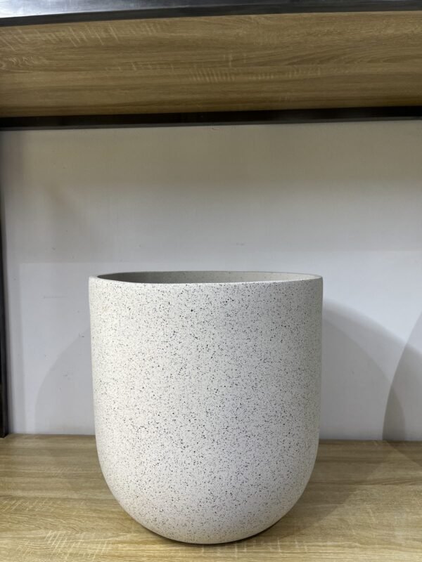 Nude Beige Granite Orion Fibrecast Planter 42cm Nude Beige Granite Orion Fibrecast Planter 42cm, view 3