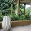 Okro (Small) Fibrecast Planter 60cm, view 2