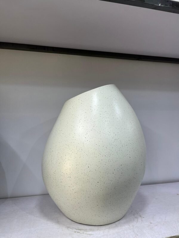 Pale Mango Pot Fibrecast Planter 55cm, view 4