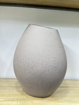 Pastel Grey Granite Mango Pot Fibrecast Planter 55cm Pastel Grey Granite Mango Pot Fibrecast Planter 55cm