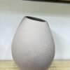 Pastel Grey Granite Mango Pot Fibrecast Planter 55cm Pastel Grey Granite Mango Pot Fibrecast Planter 55cm, view 2