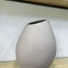 Pastel Grey Granite Mango Pot Fibrecast Planter 55cm Pastel Grey Granite Mango Pot Fibrecast Planter 55cm, view 3