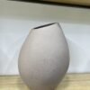Pastel Grey Granite Mango Pot Fibrecast Planter 55cm Pastel Grey Granite Mango Pot Fibrecast Planter 55cm, view 4