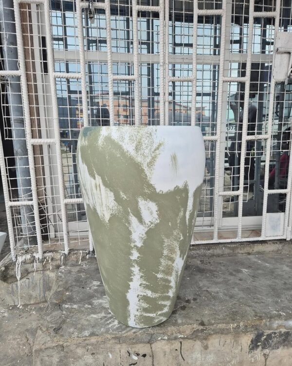 Patched Big Rotunda Fibrecast Planter 70cm