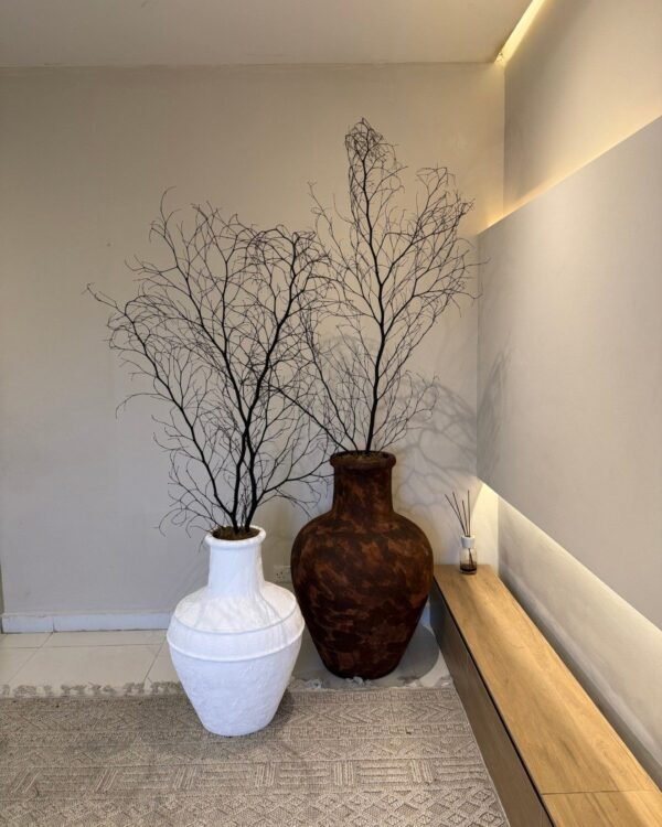 Rivendell Antique Pots Styled with Big and Biggest Natural Twigs Rivendell Antique Pots Styled with Big and Biggest Natural Twigs